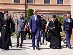 Vučić u poseti Ravanici
