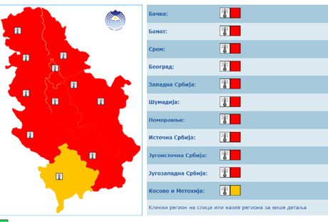 Upozorenje za 29 i 30. jun