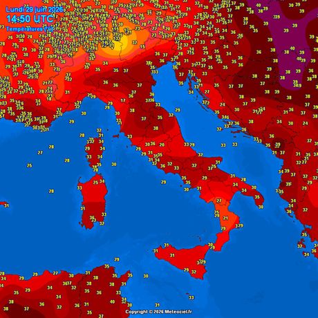 Današnje temperature vazduha