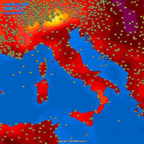Današnje temperature vazduha