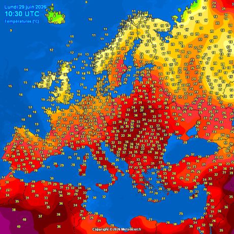 Trenutne temperature vazduha