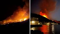 Dramatični snimci požara na popularnom hrvatskom ostrvu, gori od noćas: Vatru gase 3 kanadera i 70 vatrogasaca