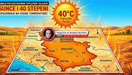 U ova 2 grada danas izmereno 40°C: Hladni front juri ka Srbiji, EVO kada temperatura pada za 15 stepeni
