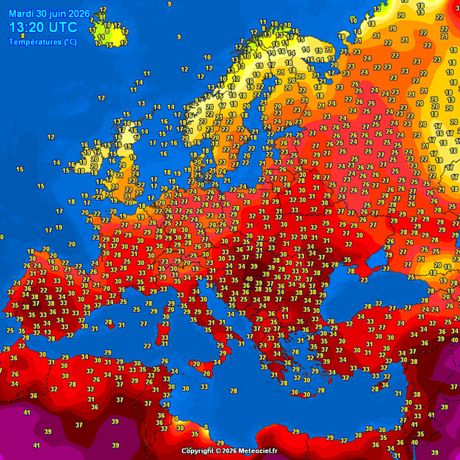 Trenutne temperature vazduha