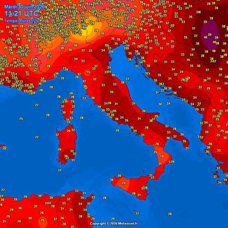 Trenutne temperature vazduha
