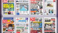 NASLOVNE STRANE SUTRAŠNJIH NOVINA: Prelistavanje štampe za sredu, 1. jul 2026. godine