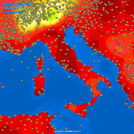 Trenutne temperature vazduha