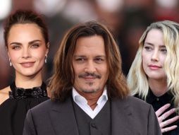 Cara Delevingne, Amber Heard, Johnny Depp    Kara Delevinj, Amber Herd, Džoni Dep