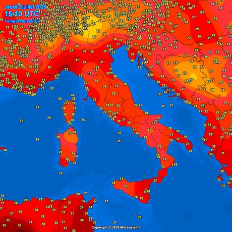 Trenutne temperature vazduha