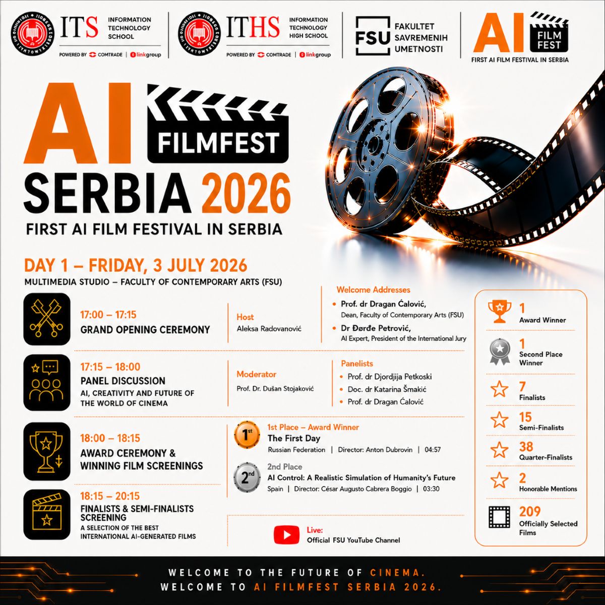 AI FilmFest Serbia 2026 okuplja autore iz 126 zemalja i donosi više od 270 odabranih AI filmova u Beograd