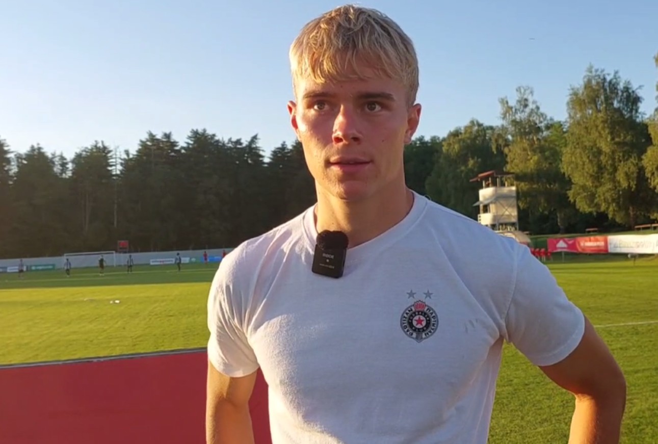 Erik Kojzek postigao prvi gol za Partizan, pa poručio: "Bio sam oduševljen kako sam dobro spreman"