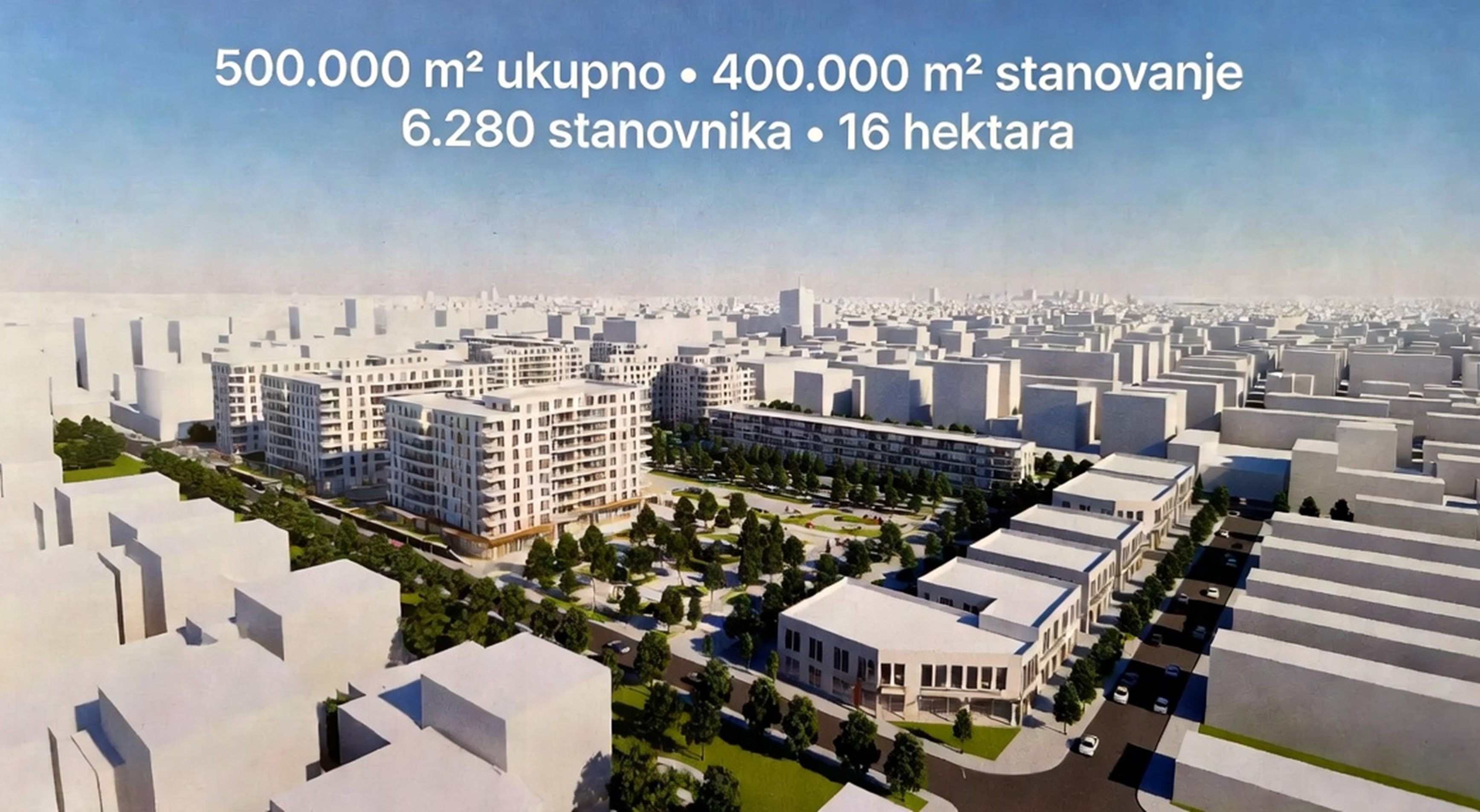 Beograd dobija novi grad: Ovde niče naselje za 6.000 ljudi, stižu metro, škole i stotine hiljada kvadrata