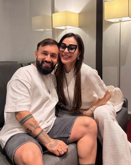 Ceca Ražnatović i Filip Mitrović