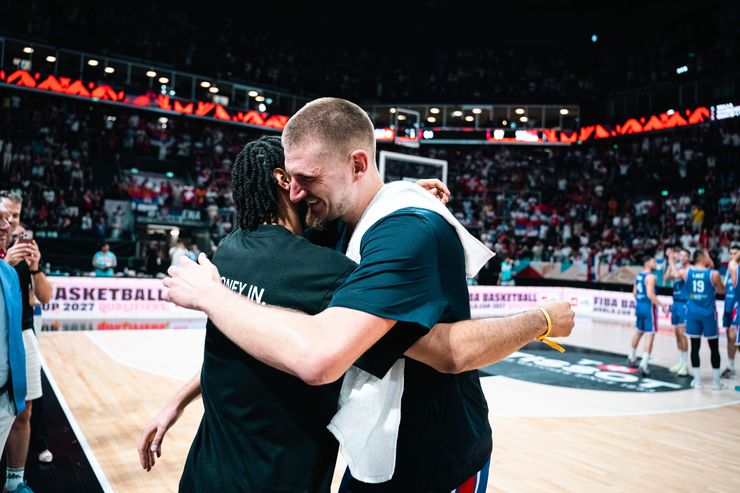 Nikola Jokić na dobroj poznatoj lokaciji, ovde je proslavio najemotivniju pobedu, i ne, nije u pitanju košarka