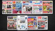 NASLOVNE STRANE SUTRAŠNJIH NOVINA: Prelistavanje štampe za subotu, 4. jul 2026. godine