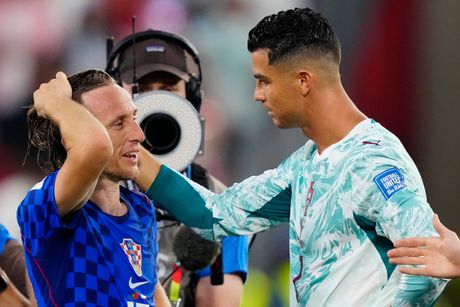 Luka Modrić i Kristijano Ronaldo