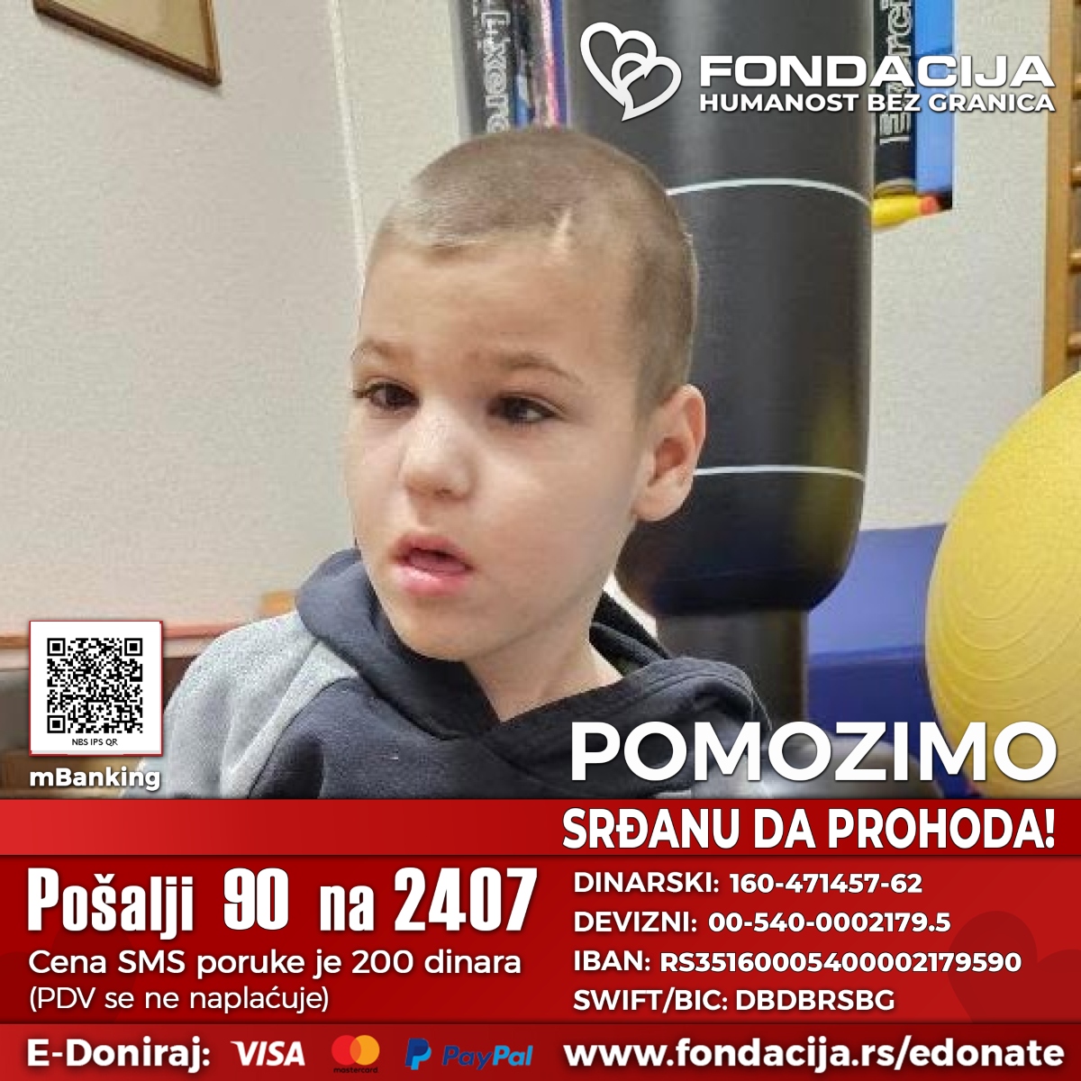 Mali Srđan (7) od rođenja zna samo za borbu! Pomozimo da dobije priliku za život sa manje epileptičnih napada
