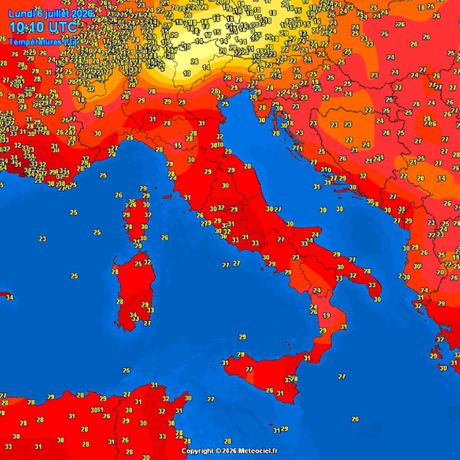 Trenutne temperature vazduha