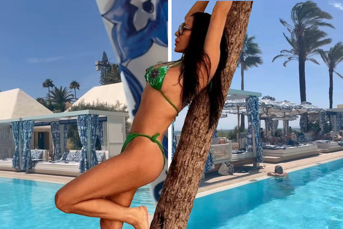 Ceca se skinula u bikini, prizor iz Španije ostavlja bez daha: Uživa u bazenu, oko nje luksuz, sve u znaku D&G