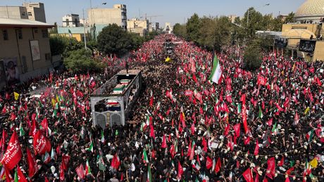 Teheran, Iran, sahrana Alija Hamneija