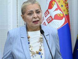 Ministarka građevinarstva, saobraćaja i infrastrukture Aleksandra Sofronijević , ministar infrastrukture i saobraćaja Mateo Salvinij