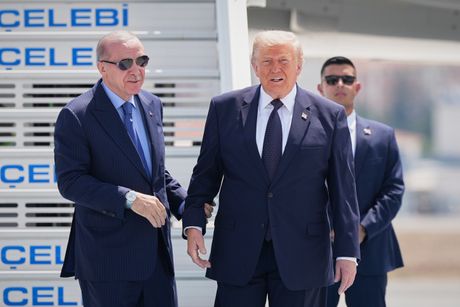 Donald Tramp i Redžep Tajip Erdogan, Ankara, Samit NATO