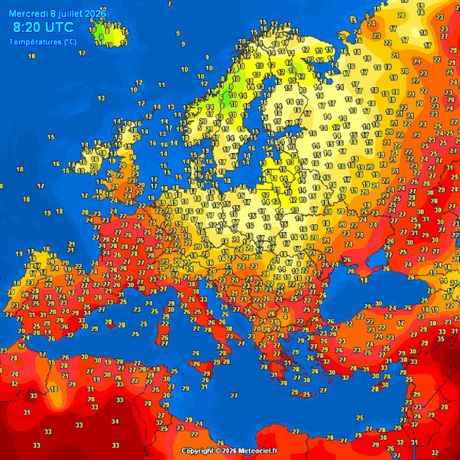 Trenutne tempertature vazduha