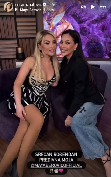 Ceca Ražnatović i Maja Berović