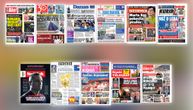 NASLOVNE STRANE SUTRAŠNJIH NOVINA: Prelistavanje štampe za četvrtak, 9. jul 2026. godine