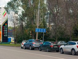 Rusija, pumpa, gorivo, kolona