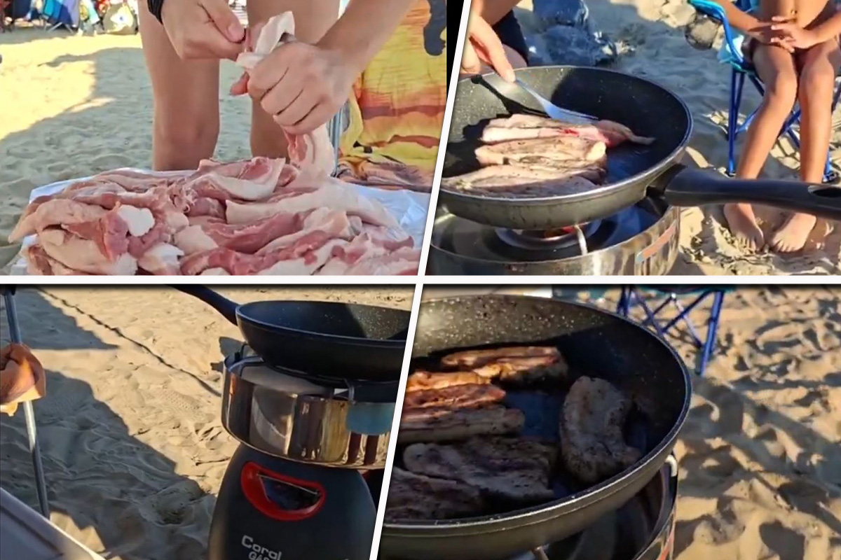 Bugarski turisti izazvali lavinu komentara, evo šta su radili na plaži u Grčkoj: "Jeftinije je i ukusnije"