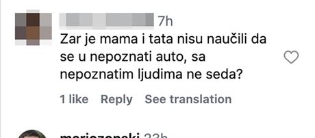 Komnentari, Socijalne Mreže, Nasilje u autu, Instagram