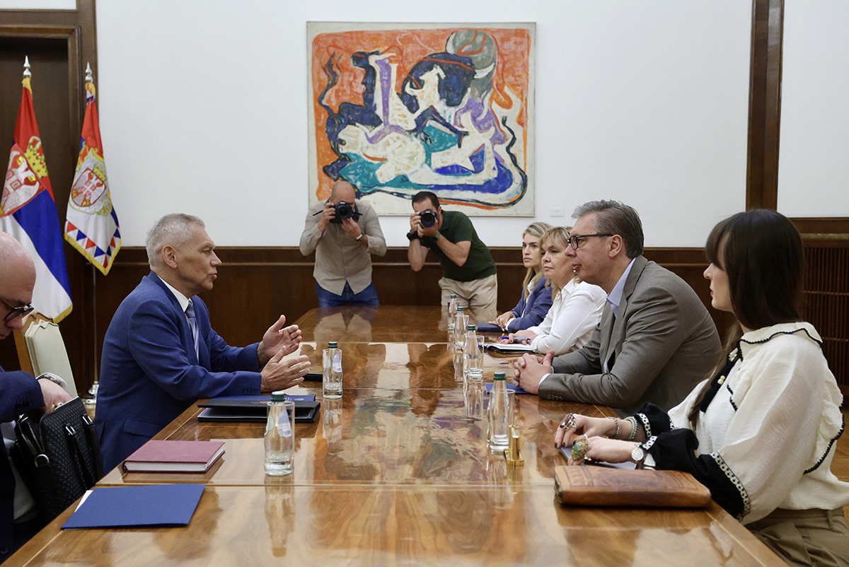 Vučić i ruski ambasador Bocan-Harčenko održali sastanak na Andrićevom vencu