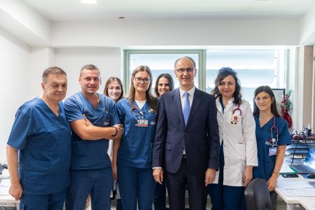 Predsednik Vlade Srbije prof. dr Đuro Macut, Institut za kardiovaskularne bolesti 