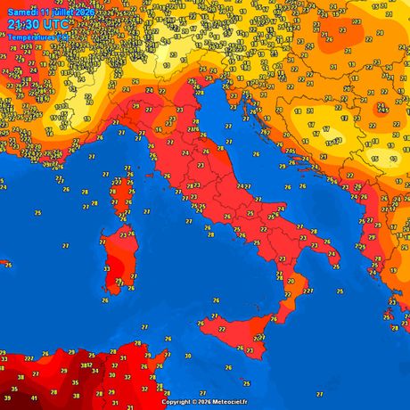 Trenutne temperature vazduha