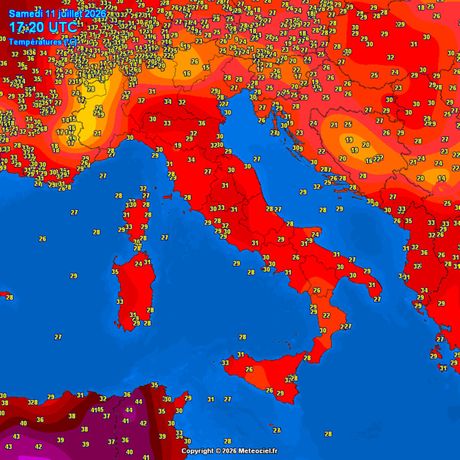 Trenutne temperature vazduha