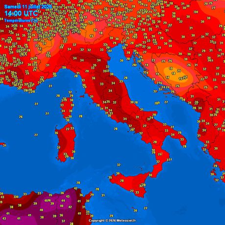 Trenutne temperature vazduha