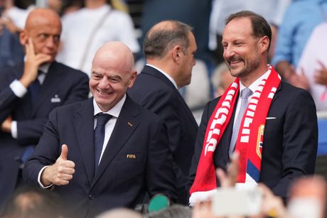 Đani Infantino i princ Hakon, SP fudbal Norveška - Engleska
