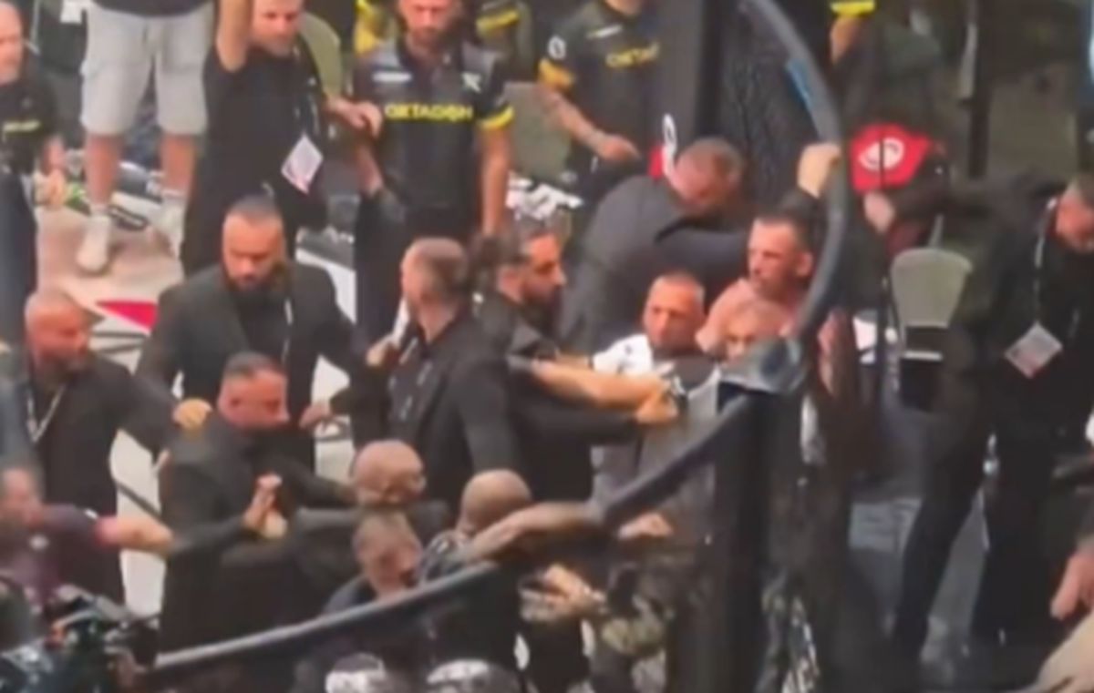 Bivši FNC borac postao šampion Oktagon-a, a onda je krenula masovna tuča u kavezu!