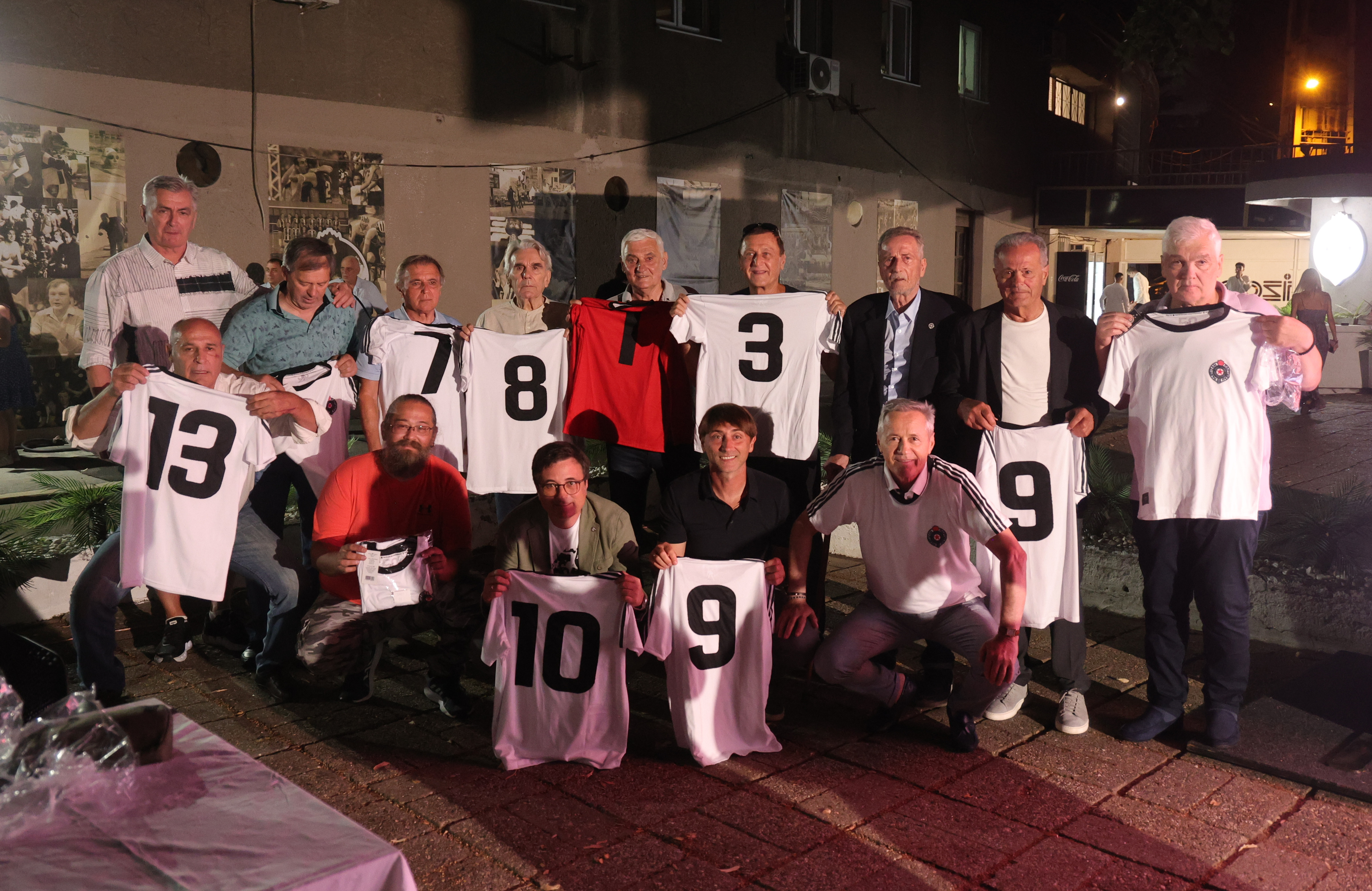 Partizan proslavio pola veka od šampionske noći u Ljubljani, okupile se najveće legende crno-belih