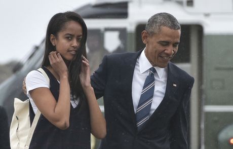 Barak Obama ćerka Malija Barack Obama and daughter Malia