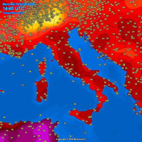 Trenutne temperature vazduha