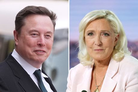 Ilon Mask i Marin Le Pen