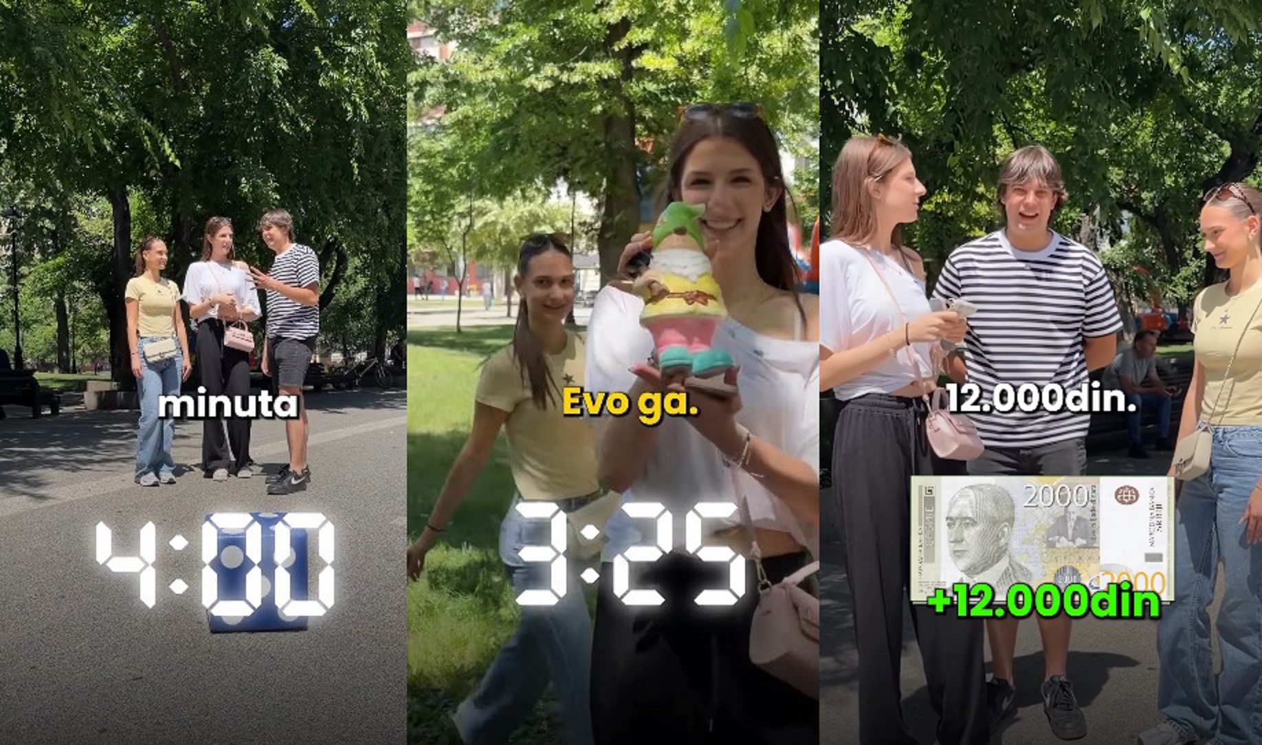 Ako pronađete ovakvog patuljka u Srbiji možda i vama sledi 12 hiljada dinara! Luka oduševio devojke nagradom