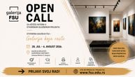OPEN CALL Poziv za učešće autora u otvorenom izložbenom projektu „Otvorena galerija FSU - Galerija koja raste“