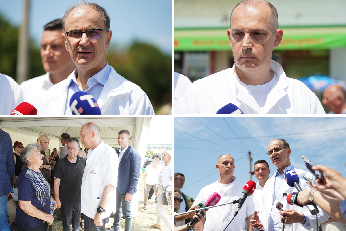 Premijer Đuro Macut i ministar Lončar o mobilnim ambulantama: Velika akcija u službi zdravlja građana