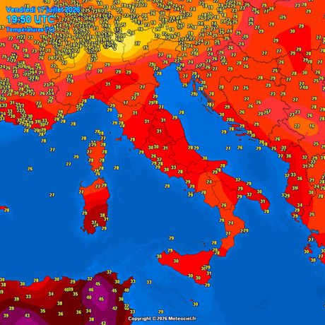 Trenutne temperature vazduha