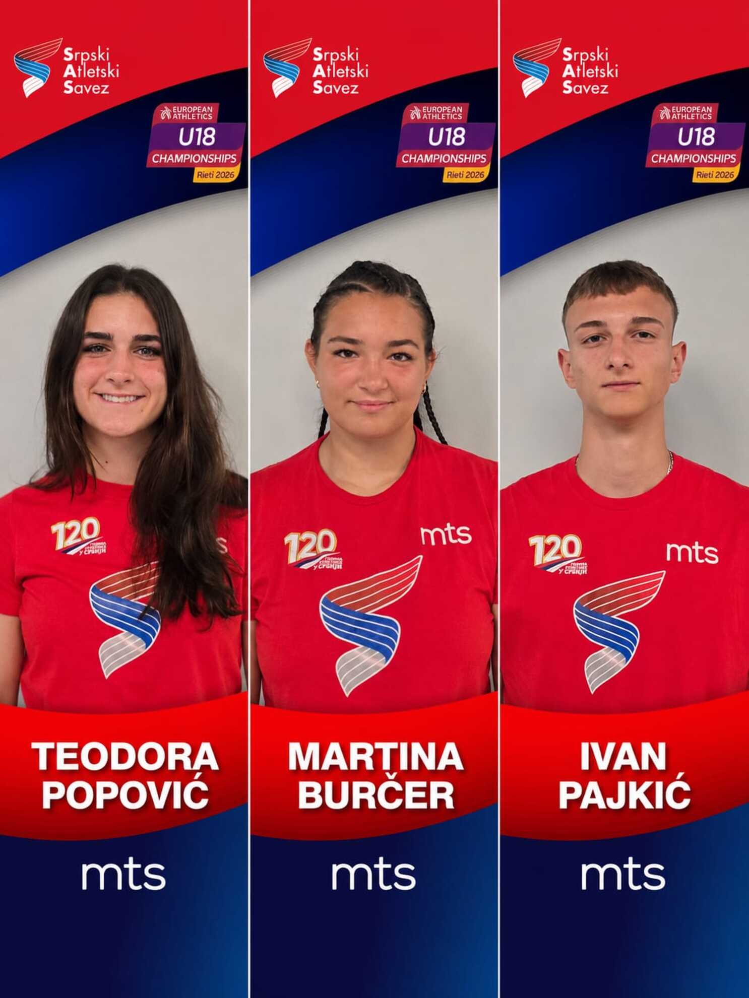 Martina, Ivan i Teodora su budućnost Srbije, uspešan početak Evropskog prvenstva za atletičare