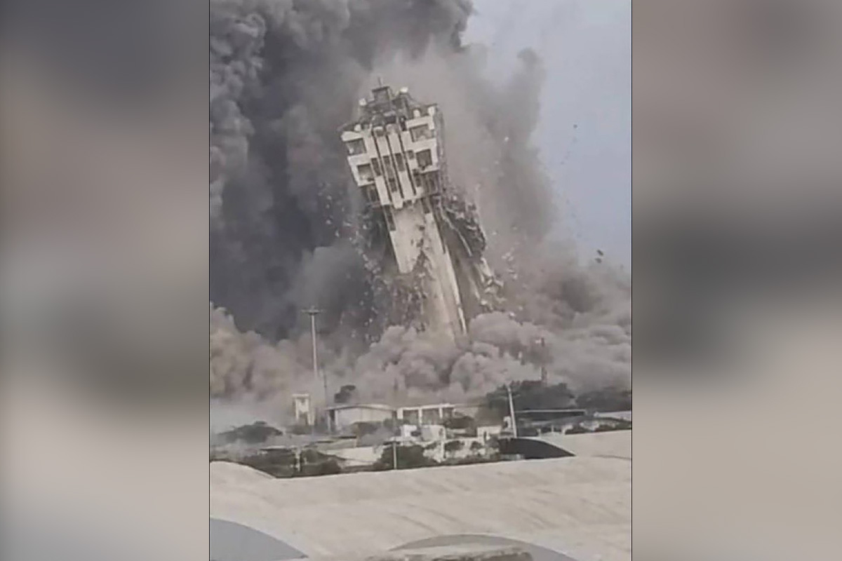 Ovako sada izgleda toranj s kojeg je Iran kontrolisao Ormuski moreuz! Amerikanci ga sravnili