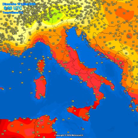 Trenutne temperature vazudha